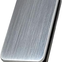 Money Clip for men Slim Wallet Holder Cash Wallet Tps-057, Silver, free-image-43