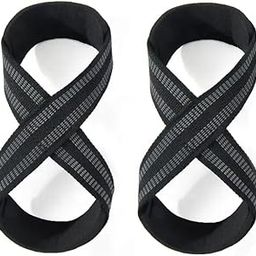 Fitcozi 8 Figure Weightlifting Straps - Non-Slip Neoprene Fitness Lifting Straps for Powerlifting, Breathable, Durable, Unisex Gym Wrist Wraps-picture-27