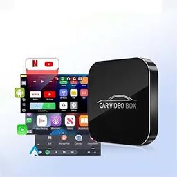 Wireless CarPlay Adapter with Inbuilt YouTube & Netflix Car Android Player car Accessories 2025 carplay Device for car Wireless carplay Wireless Android auto Adapter for car-26