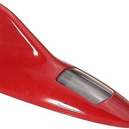 Citaaz Shark Fin Warning Light, Automobile Top LED Warning Light, Warning Flash Taillight, 8 LED Car Roof Antenna Light Shark Fin Antenna Fits for Car - (RED)-image-80