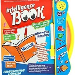 Toy Imagine Intelligence Book Sound Book for Children, English Letters & Words Learning Book, Phonetic Learning Book, Fun Educational Toys. Numbers, Shapes Learning Book for Kids - Multicolor-27