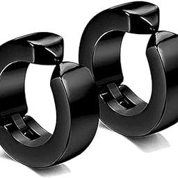 Trendy Round Shaped Press Non-Piercing Style Clip On Metal Earring Stud For Men And Women.-image-26