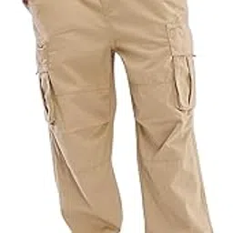 spykar Grey Regular Fit Cargo for Men-picture-31