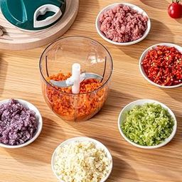 CARTNOVA‚High-Speed Manual Vegetable & Fruit Grinder, Efficient Food Chopper & Meat Grinder for Quick Kitchen Prep-image-41