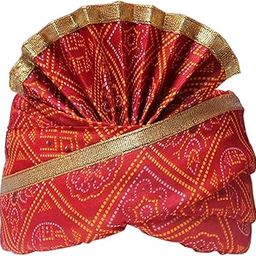Gharati/Barati Pagri/Pagdi, Welcome Pagri for Barati for Men & Women, Pack of 1 (Unisex - Free Size)-image-13