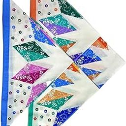 Premium Cotton Handkerchiefs - 13 * 13 Colorful Prints for Women/Girls (Pack of 04, Multicolor. Designs Will Vary as per Availability-4