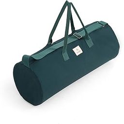 Wiselife Yoga Mat Side Bag Forest Green – Fits Mats Up to 10mm Thick – Durable Canvas Carry Bag with Adjustable Strap & Zipper Pocket – Lightweight Yoga Mat Carrier for Gym, Travel & Outdoor-image-65