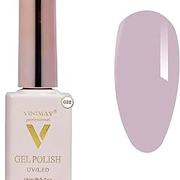 VINIMAY Professional Cover Pink Rubber Base French Color UV Gel Nail Polish 15ml | Soak-Off UV/LED Cure Nail Art French Manicure at Home (VNM Jelly Color 32)-image-101