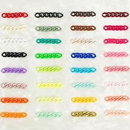 SATRA TRADERS Acrylic Mask Chain | Size : 14mm | 1mtr | Hot Pink-image-1