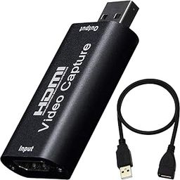 Microware Audio Video Capture Cards HDMI to USB 1080p USB2.0 Record via DSLR Camcorder Action Cam with USB Extension Cable - Black-image-57