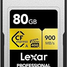 Lexar Professional 80GB CFexpress Type A Gold Series Memory Card, Up to 900MB/s Read, Cinema-Quality 8K Video, Rated VPG 400 (LCAGOLD080G-RNENG)-10