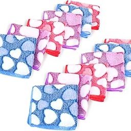 GABBAR_COLOR_HEART soft face hankies for ladies girls women kids hanky 10 pcs-image-4
