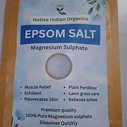 EPSOM SALT for Bath, Muscle relief, Foot cleansing, Garden care 100% Magnesium sulphate 450g-image-93