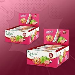 Naturo Guava Blast, Sweet Chilli Fruit Bars | Spicy & Sweet Snack | Travel Pack | Fun Fruit Snacks | 40 Bars Dispenser x 2 Packs | Gifting & On-the-Go Treat-image-60