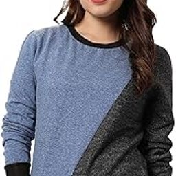 Women's Double Striped Hoodie with Ribbed Hem for Casual Wear | Hooded Neck | Long Sleeve | Pull On Closure | Cotton Sweatshirt Crafted with Comfort Fit for Everyday Wear-image-37
