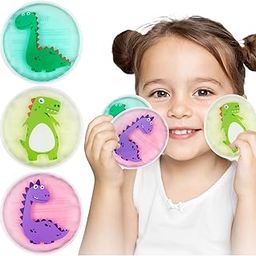 Hilph Kids Ice Packs for Boo Boos, 3 Boo Boo Ice Packs for Kids Toddler Ice Pack for Injuries Reusable Kids Baby Ice Pack, Dinosaur Ice Pack for Children Pain Relief, Swelling, Bruise, Fever-4.52"-image-27