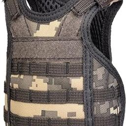 Calandis Mini MOLLE Vest Style Beer Sleeve Bottle Stubby Holder ACU Digital Camo-image-6
