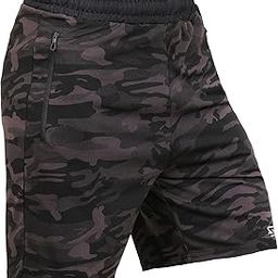 SPORTINGER Mens Polyester Yoga Racing Short Summer Running Gym Sports Shorts with Pockets Zipper Workout Sports Short-image-12