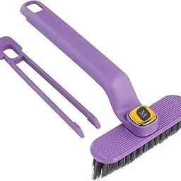 MOROVIK Multi-Function Bathroom Cleaning Brush, Tiles Cleaning Brush, Hard Bristle Rotating Crevice Gap Cleaning Brushes for Bathroom, Floor Cleaner Brush (Multi)-image-48