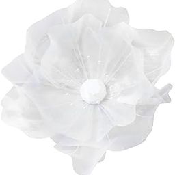BNF®Silk Artificial Flower Head for Baby Bridal Shower DIY Crafts Indoor Outdoor White|Home & Garden | Home Decor| Floral Decor-23