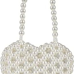 Pearl Beaded Evening Clutch Bag, Wedding Party Handbag, Elegant Formal Purse-image-78