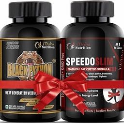 Hard Core Fat Burner Stack For Female: Black Python (60 Capsules) & Speedo Slim (90 capsules) Combo-9