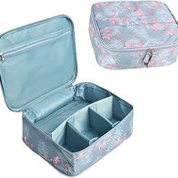 Travel Makeup Cosmetic Organizer Bag Travel Pouch Cosmetic Bag Pouches for Women Toiletry Bag Makeup Bag for Women Travel Kit Makeup Pouch (Grey)-image-6