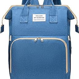 Yindella Foldable Mummy Bag with Baby Bed Bassinet | Diaper Bag | Backpack, Folding Crib, Travel, Foldable Infant Sleeper Nest for Girls and Boy,-image-91