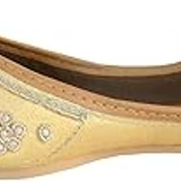 Jutti for Women, Punjabi Juti mojaris, Stylish mojri Footwear, New Juttis Ethnic Traditional Girls Rajasthani Ladies Shoes Jaipuri Wedding Bridal mojdi-image-3