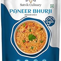 Satvik Culinary Instant Delight Paneer Bhurji , 80 gram, Pack of 1 | Ready to Cook | Ready to Eat | Original Taste and Aroma-image-58