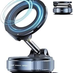 360° Vaccum Magnetic Phones Holder, Magnetic Car Phone Mount, Hands-Free Suction Cup Phones Holder for Car/Gym/Mirror/Shower, Car Mount Compatible with All Mobile (Extended), X68-image-82