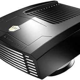 SAZ DEKOR Car Heater Cooling Air Purify with Rotary Holder Electric Dryer 12v Black-17