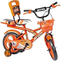 SPEED BIRD 12-T Robust Double Seat Bicycle Baby Cycle for Boys & Girls Age Grope 2-5 Years (Orange)-29