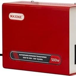 MAXINE 0.5 Kva/500 Watts Auto Wound Voltage Converter 220V to 100V Step Down Toroidal Transformer-15