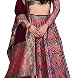 Faux Silk Women's Kanjivaram Semi-Stitched Lehenga Choli (Aayat)-picture-19