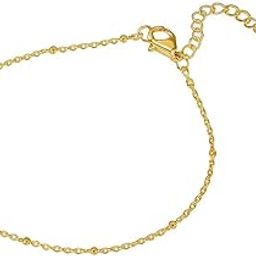 Elegant 18K Gold-Plated Anti-Tarnish Dainty Chain Anklet for Women | Adjustable Minimalist Foot Bracelet | Lightweight Everyday Wear Anti Tarnish Jewelry for Women-image-55