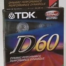 TDK IEC I/Type 1 D60 Dynamic Performance 60-Minute Cassette (2 pack)-picture-0
