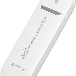 4G LTE WiFi Modem 150Mbps Portable WiFi USB WiFi Dongle with WiFi Hotspot for Europea Asia and Africa Region(White)-27