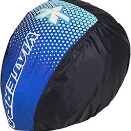 ViaTerra Stash Helmet Bag - Lightweight, Foldable Cover with Elastic Stretch Panel | Fits All Motorcycle Helmets for Easy Storage (Blue)-image-93