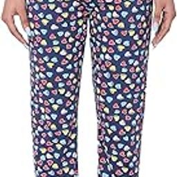 Girl's Pyjama Pants Cotton Printed Track Pants/Lounge Wear/Bottom (Blue)-image-19