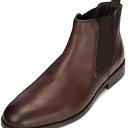 Chelsea Genuine Leather Slip-On Boots with Cushioned Ortho Insole-image-35