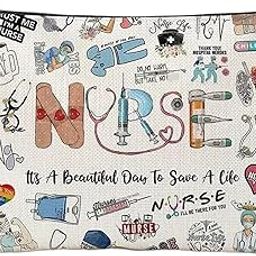 THE STYLE SUTRA® Nurse Makeup Bag Cosmetic Bag Gift Women Makeup Bag Case for Commuting Party Style E | Makeup Kits | Makeup Kits for Women | Girls | Makeup Bag Pouch-picture-16