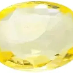 cuonna gems gallery येलो सफायर स्टोन Peela Pukhraj Ratan Original Certified 5.5 Carat 6 Ratti Attractive Transparent Clarity Unheated Untreated Natural Ceylon Yellow Sapphire Stone पीतमणि गुरु रत्ना-picture-5