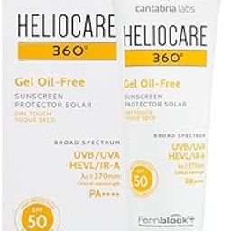 CANTABRIA LABS Heliocare 360 Gel Oil-Free Spf 50 Uva, Uvb Sunscreen 50Ml By Heliocare, Oily-53
