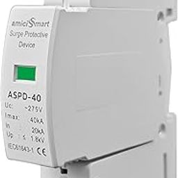 amiciSmart AC Surge Protector, 275V 20KA~40KA SPD Lightning Protection Device-14