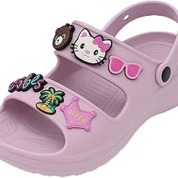 Women’s Double Strap Clogs – Comfortable Cushioned Footbed, Waterproof & Lightweight Slip-On Sandals – Non-Slip Sole with Stylish Fun Charms – Perfect for Casual Wear, Travel, Garden-picture-12