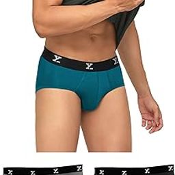 Men's Ace Micromodal Regular Fit Solid Antimicrobial Briefs with No Marks Waistband (Pack of 3)-image-20