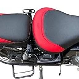 IGNITEX Waterproof Original Leather Seat Cover for Royal Enfield Classic 350, Bullet Classic, Bullet 350, Classic 500 & Desert Storm 500, Black-image-92
