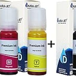 003 Compatible Refill Ink for Epson L3110, L3150, L3250, L3252, L3115, L3116, L3101, L3210, L3215, L3216, L3151, L3152, L3156, L5190 - Printer Ink (70gm x C/M/Y + 2 Black) Bottle - 503468-9