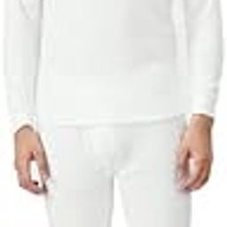 IndiWeaves Men Thermal Set for Winter Top and Pyjama Set Warm for Winters (Set 1 White-image-103